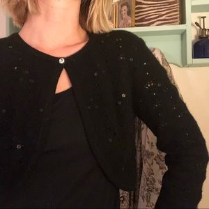 Black Cardigan - Cashmere Blend